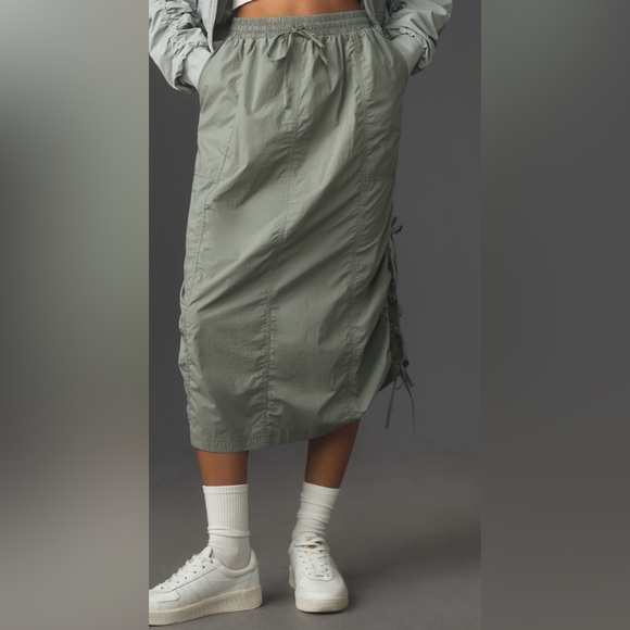 Anthropologie MidiSkirt, Moss, Size L - Picture 1 of 6